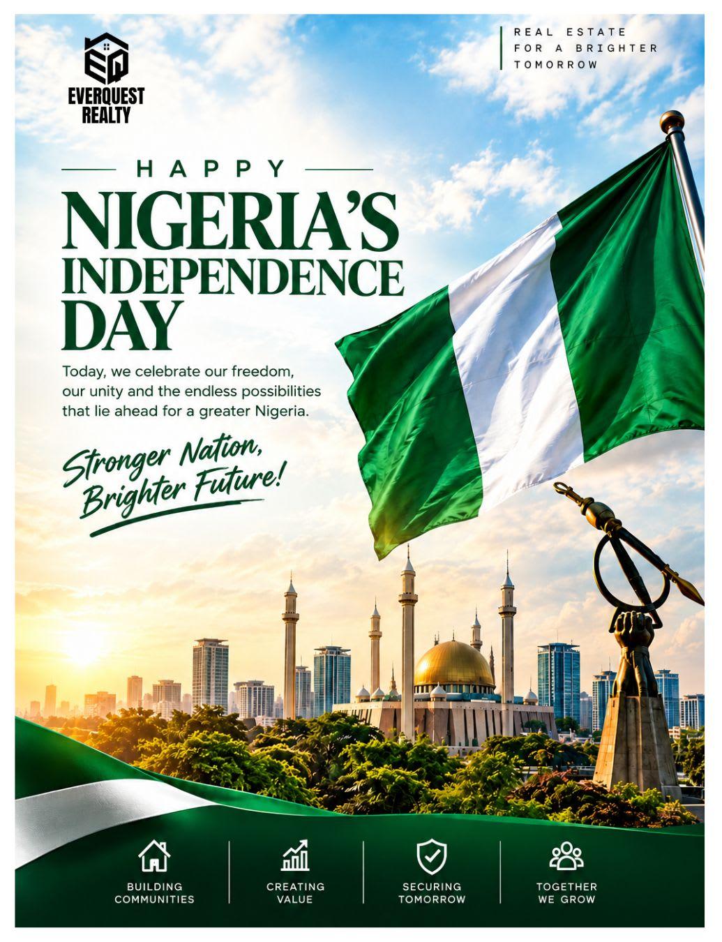 Happy Independence Day Nigeria